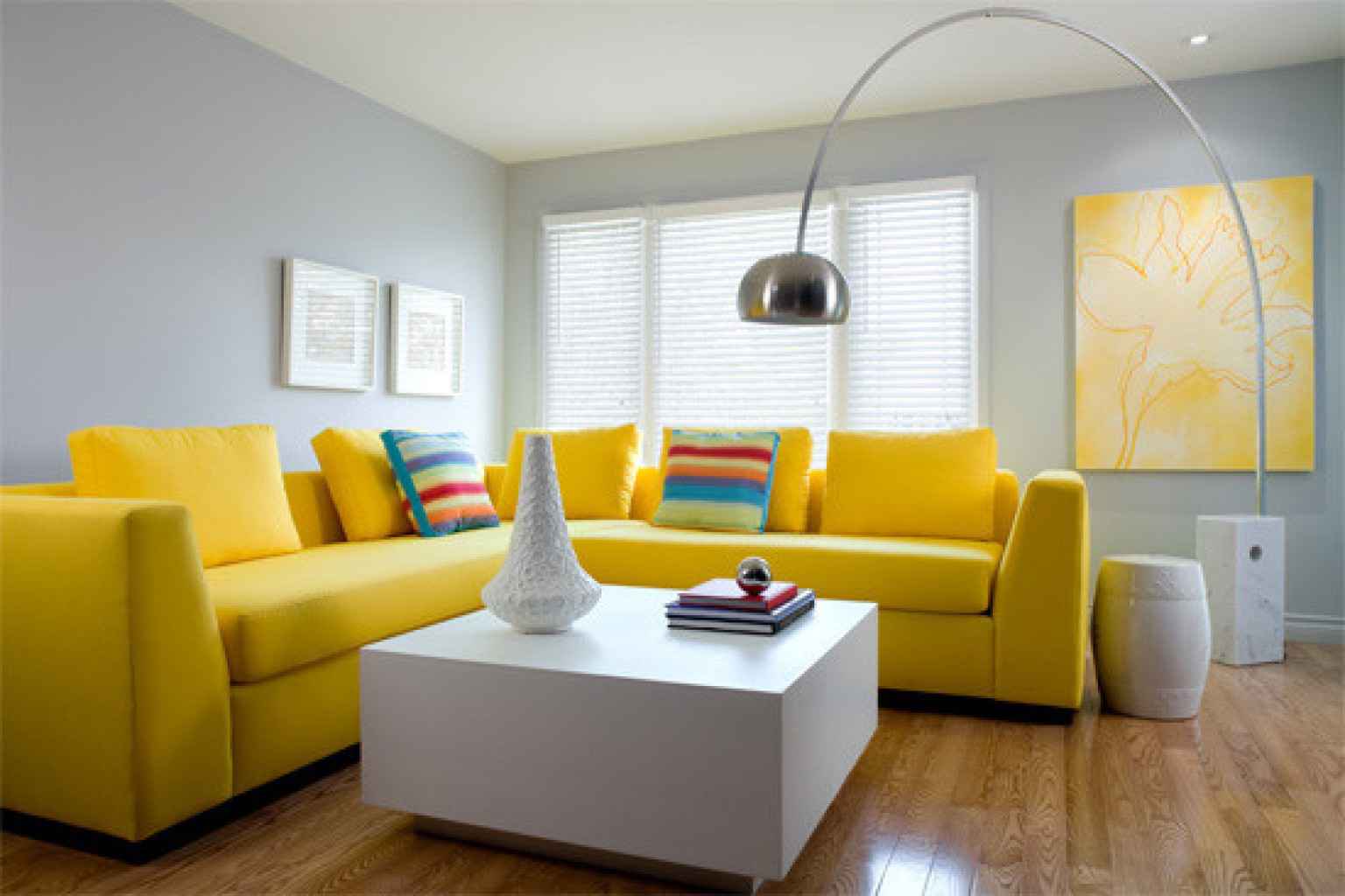 دکوراسیون داخلی منزل با رنگ زرد