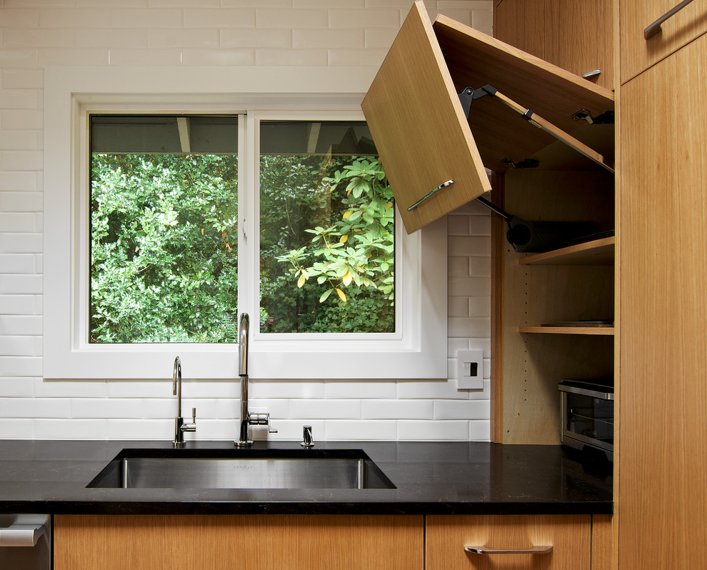کابینت آشپزخانه مدرن برای آشپزخانه های کوچک
