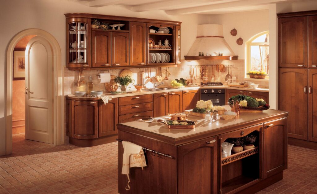 طراحی آشپزخانه کلاسیک (3)