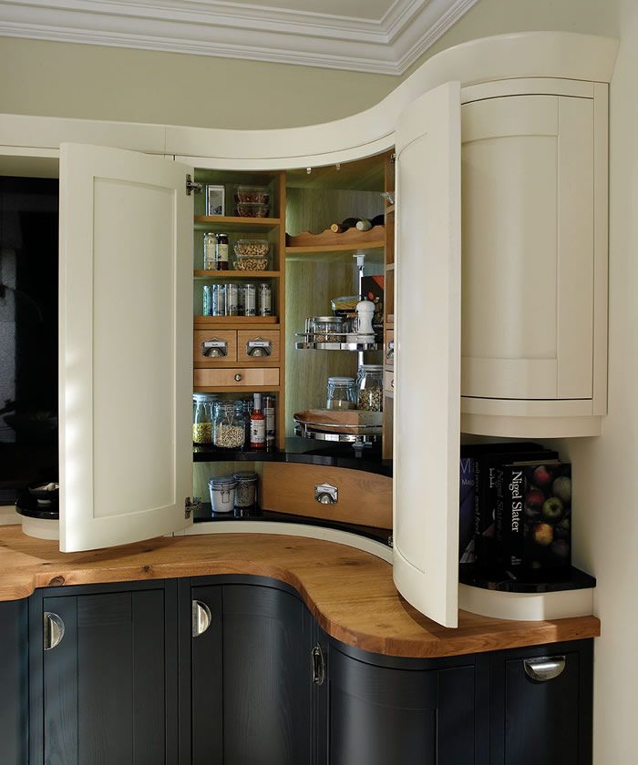 کابینت گوشه آشپزخانه با طراحی مدرن– انواع کابینت کنج