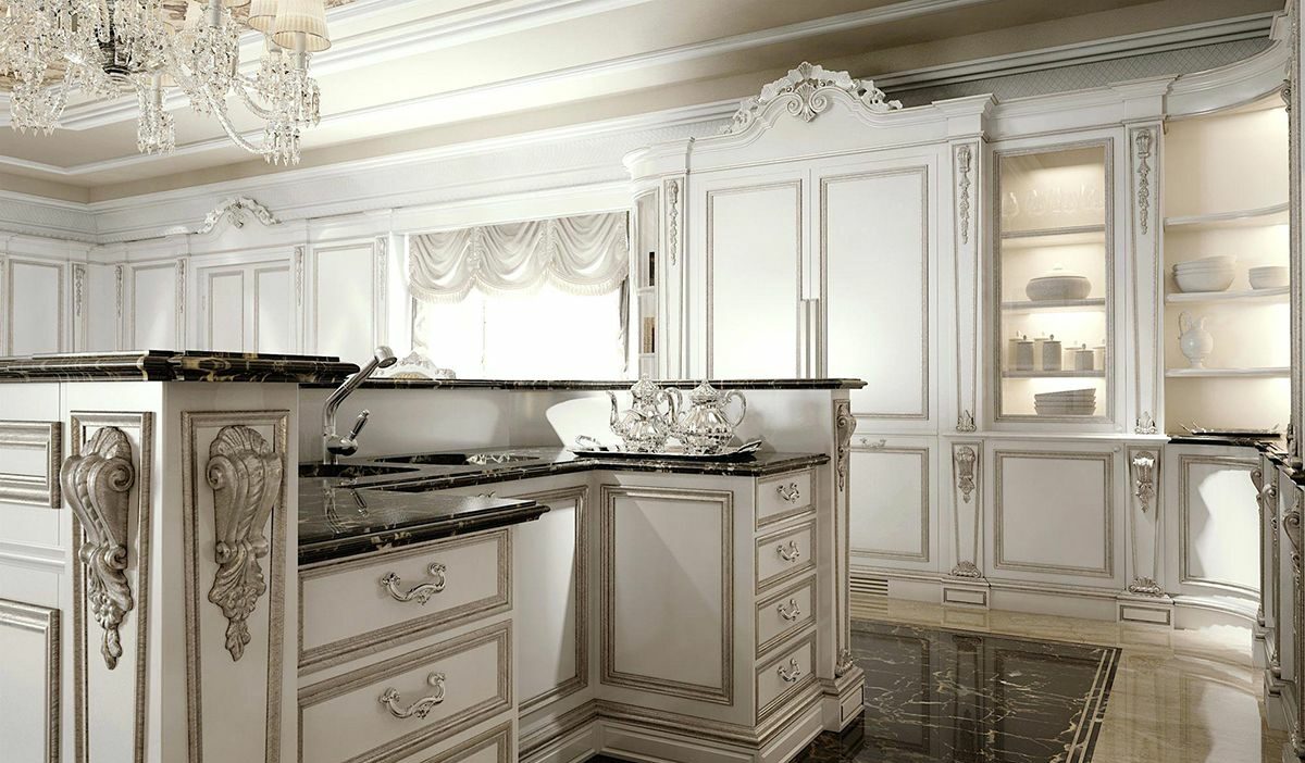 طراحی آشپزخانه کلاسیک 25