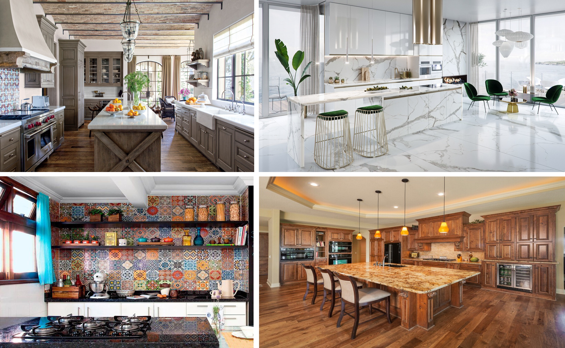 کدوم نوع طراحی آشپزخانه قشنگتره؟ | 45 مدل متنوع دیزاین آشپزخانه