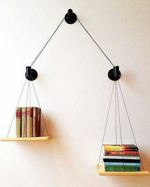 ایده هایی خلاقانه و ارزان برای طراحی شلف کتاب و کتابخانه! + عکس