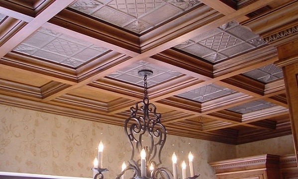 سقف کاذب چوبی