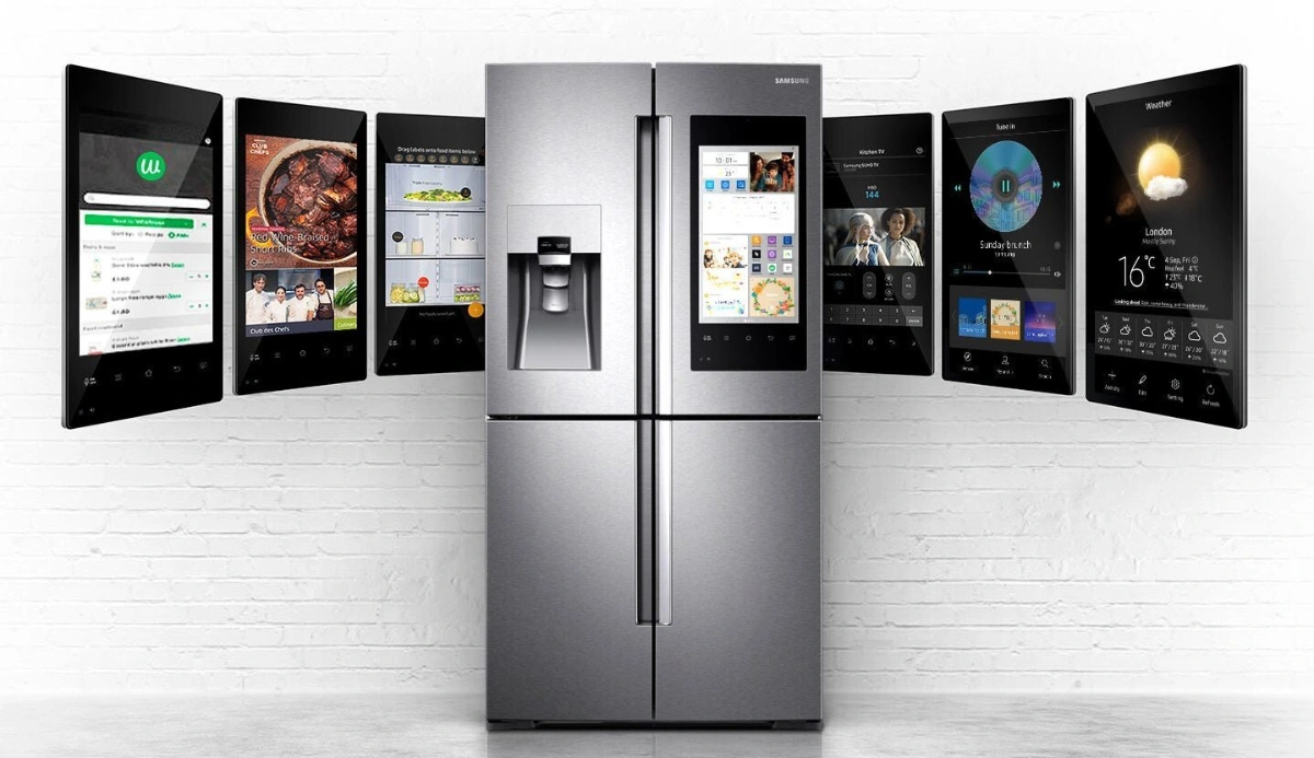 یخچال‌های هوشمند آشپزخانه فوتوریستیک با قابلیت مدیریت موجودی و پخش موسیقی