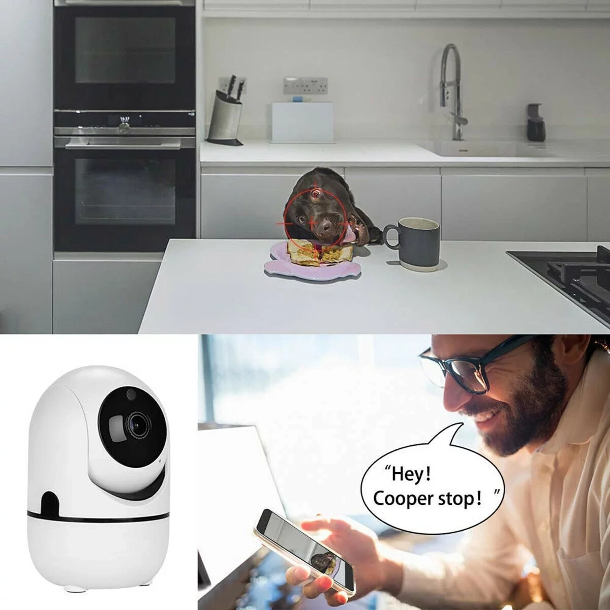 دوربین‌های امنیتی در آشپزخانه هوشمند