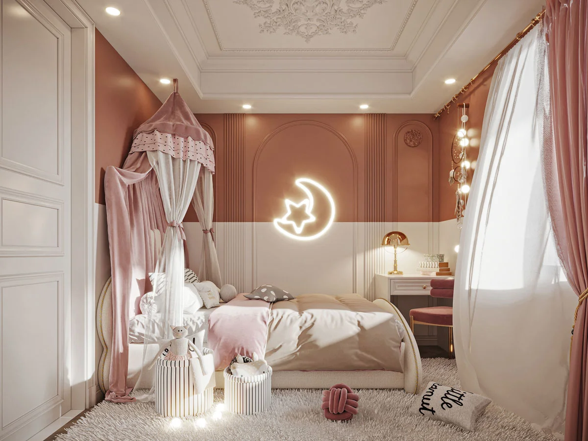 ۲۰ مدل تزئینات دیواری خلاقانه برای اتاق خواب دخترانه