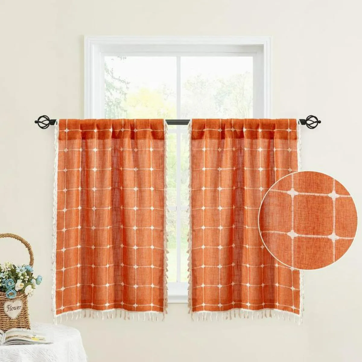 Kitchen Curtains With The Color Of 2024.webp
